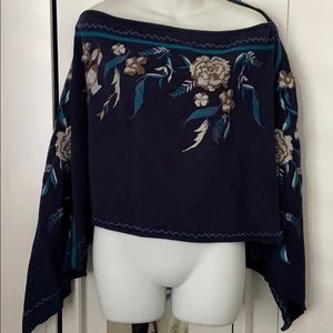 Johnny Was off the shoulder sweater top